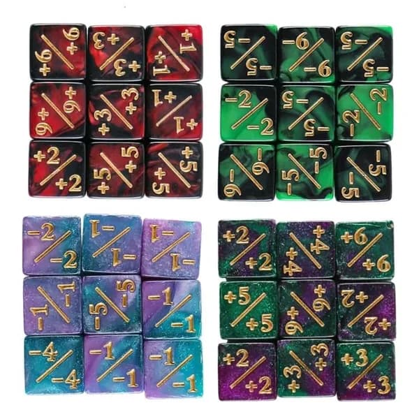 Акриловые игральные кубики (36 шт.), Цвет 2