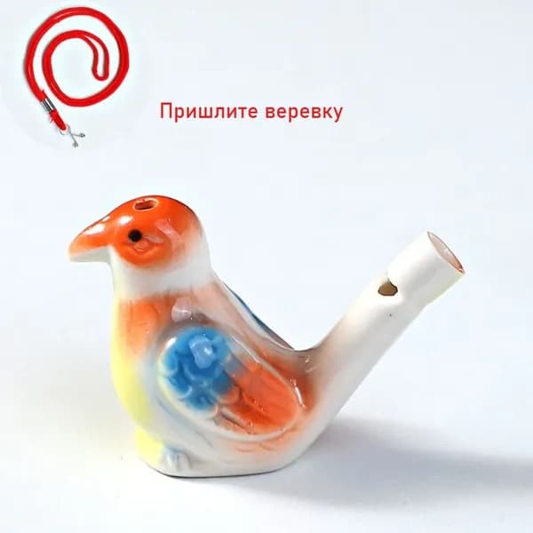 Музыкальный инструмент,Свистулька керамическая,"кукушка",для детей и малышей, развивающий