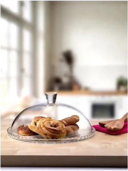 Стеклянная тортовница Patisserie 322мм