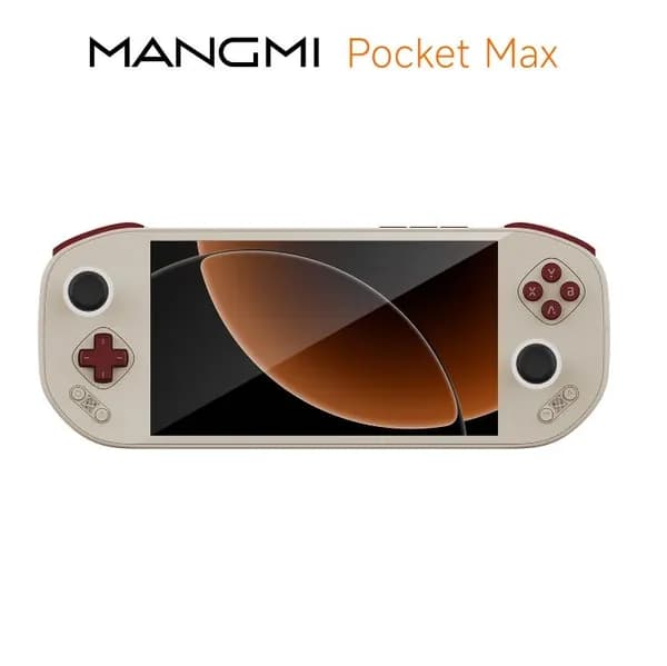 MANGMI Pocket Max Портативная Игровая консоль : 7-дюймовый OLED-экран 144 Гц, Snapdragon 865, магнитные триггеры Hall Effect, съёмные модули, 8000 мАч, 8+128 ГБ