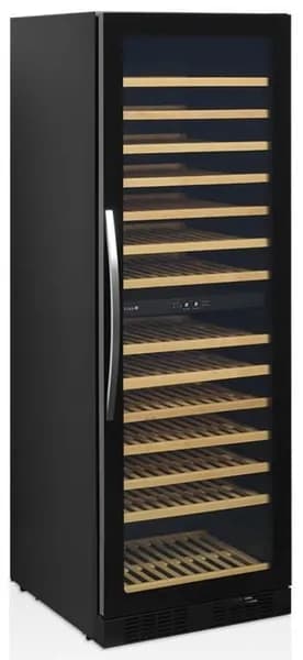 Чёрный винный шкаф Tefcold TFW400-2F