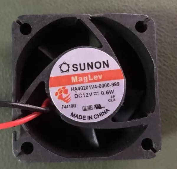 SUNON Ультратихий вентилятор 12В HA40201V4-0000-999 4020 4CM
