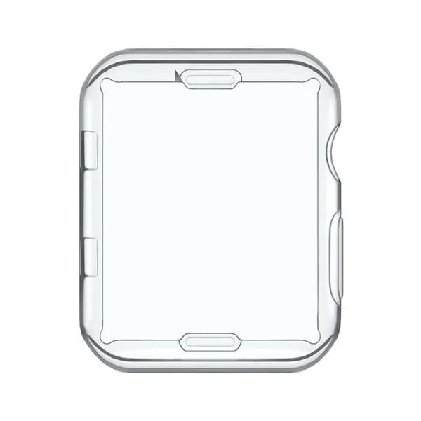 Чехол для Apple Watch Series 2 и 3, прозрачный, из ТПУ, полный экран, размер 42 мм