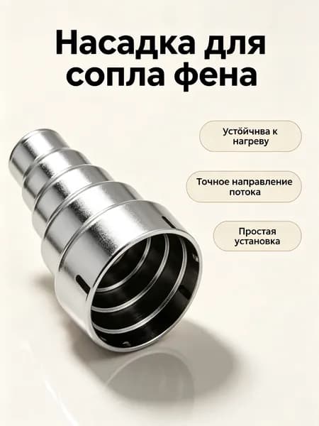 Пятислойная круглая насадка для пистолета горячего воздуха