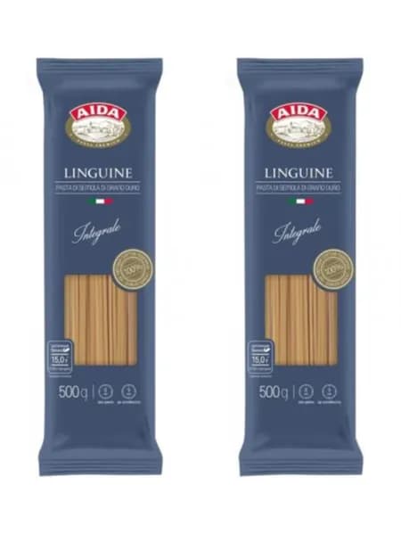 Aida Лапша цельнозерновя Linguine Integrale Лингуине 500 г , 2 шт