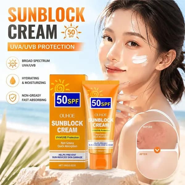 Флюид солнцезащитный SPF 50+ без отдушек,100 г