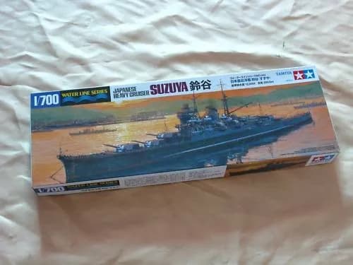 Tamiya 31343 1/700 IJN Тяжелый крейсер Suzuya с водовой линией макет сборки корабля