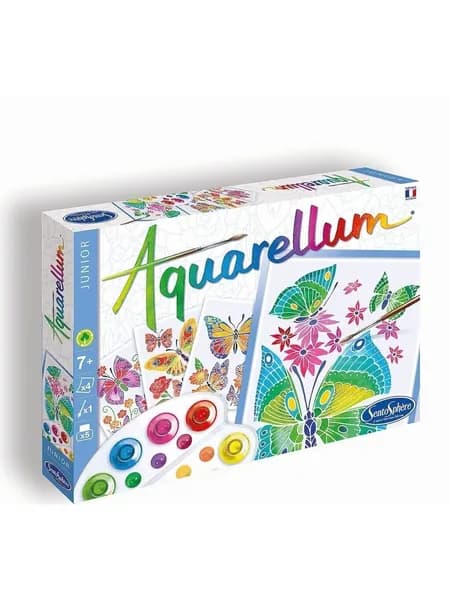 Sentosphere Aquarellum junior Schmetterlinge und Blumen набор для рисования