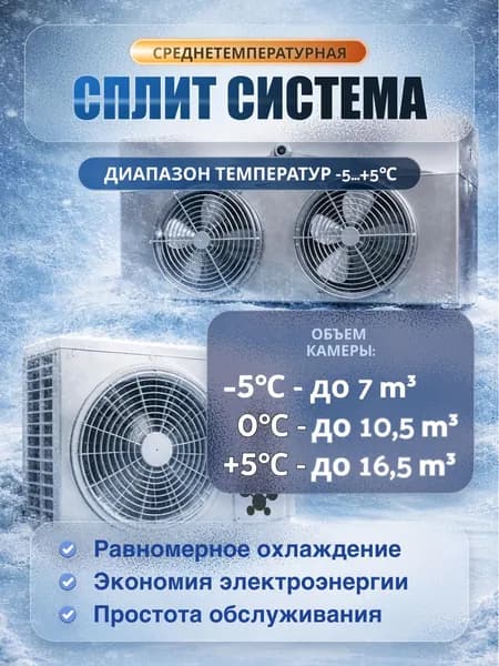 Сплит-система для холодильной камеры ТН102ХА1-М -5..+5