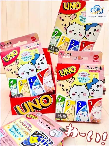 Кобрендовая карточная игра UNO от Chikawa, Подходит для игры 2-10 человек, Семейная вечеринка, Праздничная развлекательная атмосфера, 1 шт LUODEYUNMAO