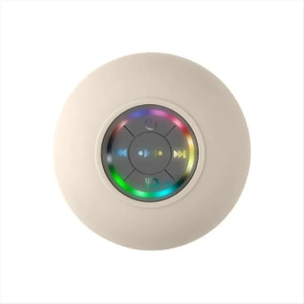 Bluetooth-динамик на присоске с RGB-подсветкой, белый