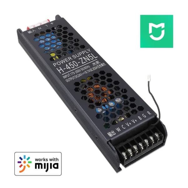 Умный блок питания светодиодных лент Mijia Smart led RGBCCT power supply 24V 450W (приложение Xiaomi Mi Home китайский регион)