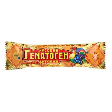 ГЕМАТОГЕН РУССКИЙ Детский 40г
