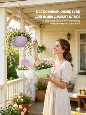Вазон 1 л, 8 см, 1 шт, цвет фуксия