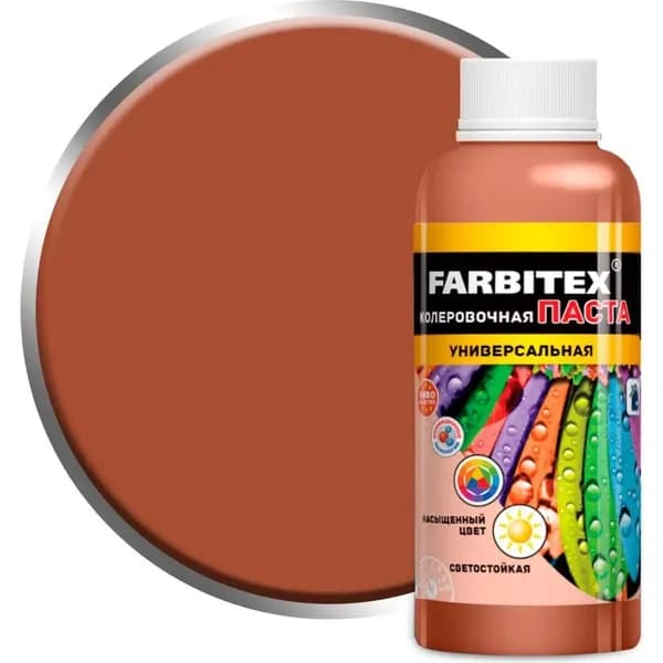 Паста колеровочная унив.ореховый FARBITEX