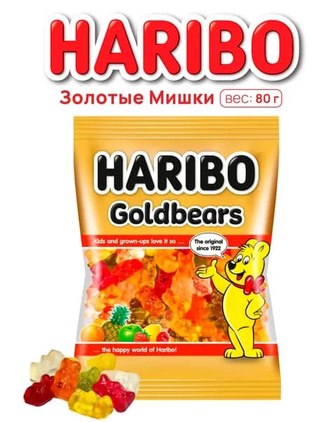Мармелад HARIBO Золотые Мишки, 80 г