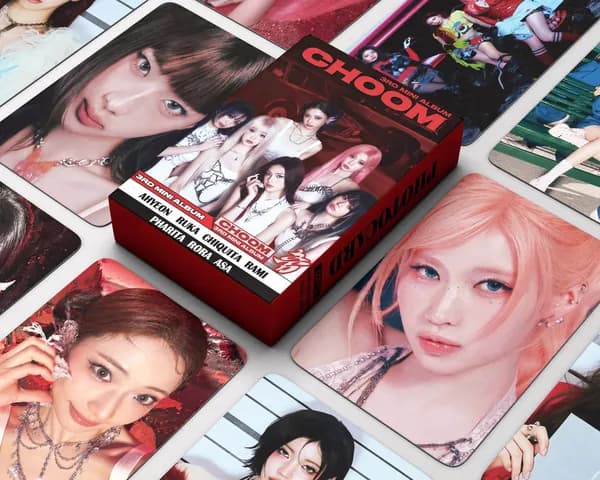 KPOP 127pcs/Box BABYMONSTER голографические фотокарточки CHOOM KPOP лазерные LOMO карты