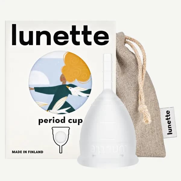 Менструальная чаша Lunette прозрачная Model 1 размер S