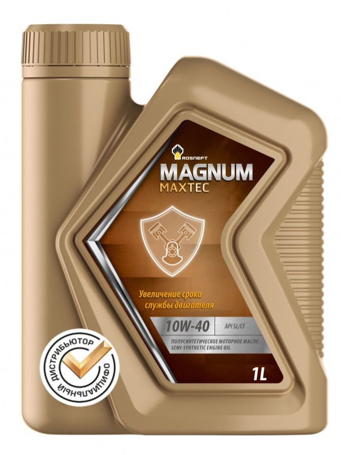 Rosneft Magnum Maxtec 10W-40 Масло моторное, Полусинтетическое, 1 л