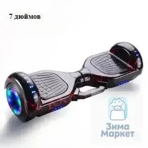 Гироскутер, диаметр: 7 (дюймы), красный, черный