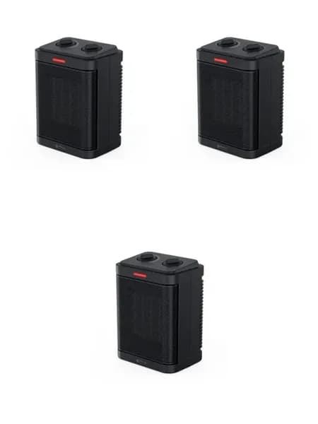 тепловентиляторrfh-n1500dc-bl, 1500 вт, 3 режима работ - 3шт