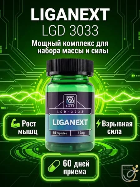 Анаболический Комплекс GOGO LABS 60 капсул 12мг для роста мышц