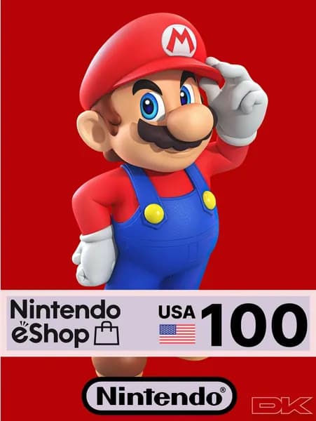 DROPKOD Nintendo 100 USD Игровая валюта