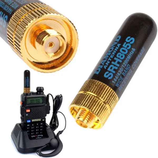 Миниатюрная портативная антенна для рации (радиостанции) Diamond SRH-805S