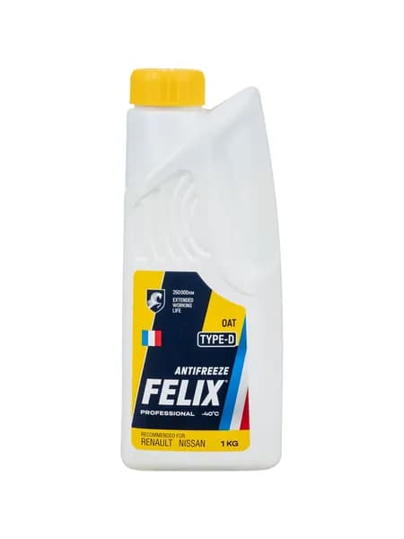 Антифриз FELIX TYPE D, в п/э кан.1кг
