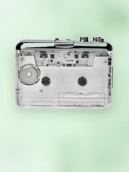 Портативный кассетный плеер с питанием от 2 AA батарей или USB, конвертер в MP3 с наушниками
