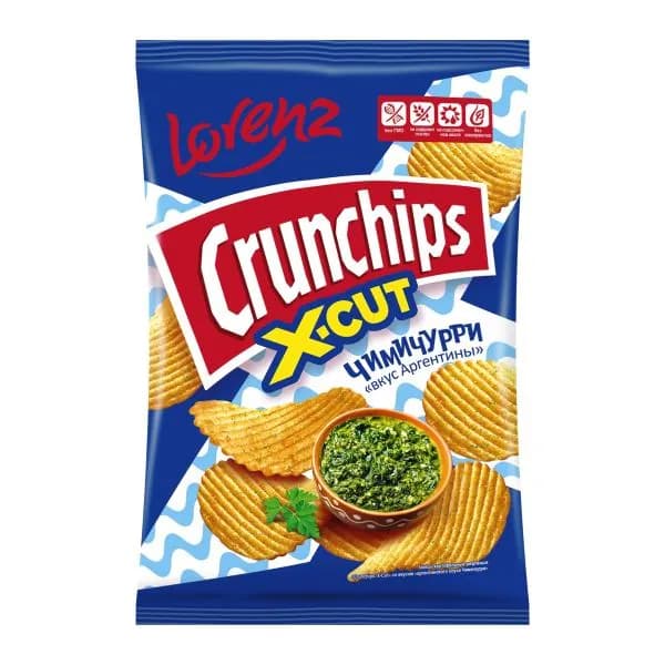 Чипсы Чимичурри Crunchips X-Cut 130г