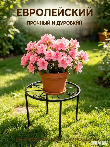 Подставка для цветов,21.9 см х 21.9 см х 10.9 см