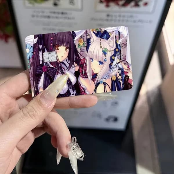 Nekopara Некопара Наклейка для банковской карты