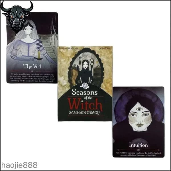 Карты таро Оракул Времена года ведьмы/Seasons Of The Witch Oracle Cards,44 шт