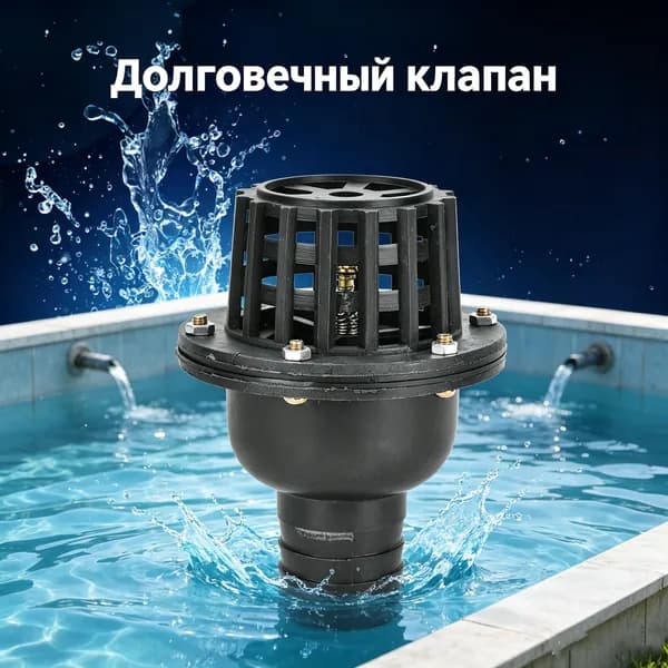 Обратный клапан из ПВХ: надежная односторонняя потоковая конструкция плоского типа для насосов и жидкостных машин при низком давлении