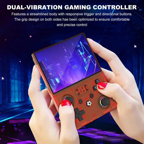 Портативная игровая консоль R36MAX2, 4,5 IPS, 64 ГБ встроенной памяти
