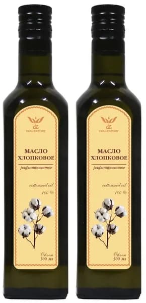 2шт Растительное масло Dial-Export хлопковое , 500 мл