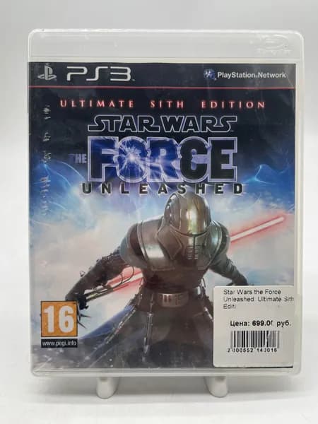 Star Wars: The Force Unleashed / Диск с игрой для PS3, перепак