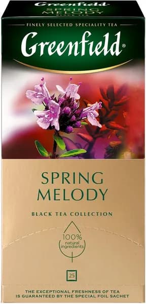 Greenfield Чай в пакетиках Spring Melody 25х1,5, 1 уп