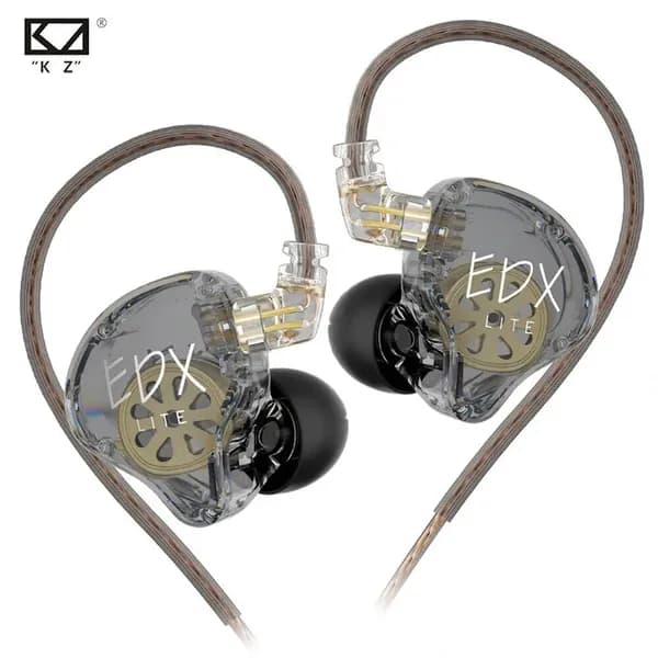 KZ+ Наушники проводные, 3.5 мм, серый