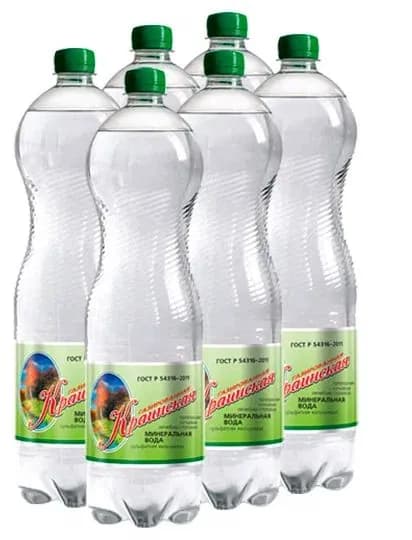 Вода Газированная "Краинская", 1,5л в бутылке, 6шт в наборе