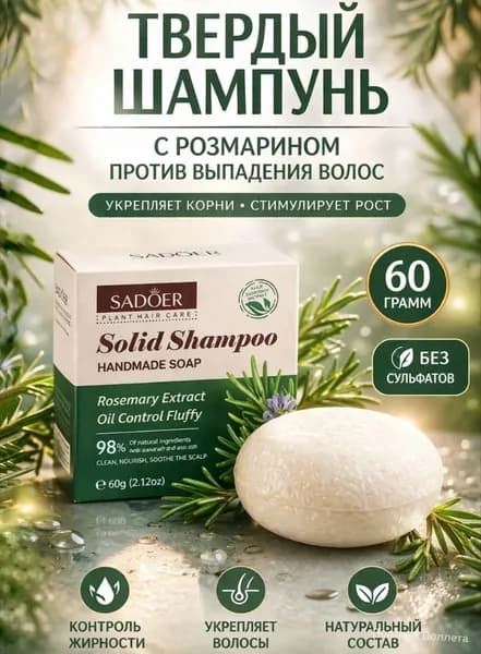 Шампунь твердый, 67 мл