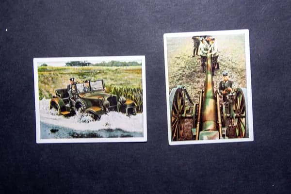 Сигаретный вкладыш Германия 1918 . Первая Мировая Война