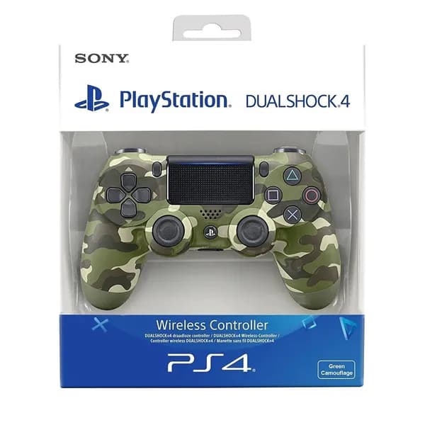 Геймпад Зеленый камуфляж Sony Dualshock 4 Wireless Controller PS4 v2 CUH-ZCT2E Green Camouflage. Товар уцененный