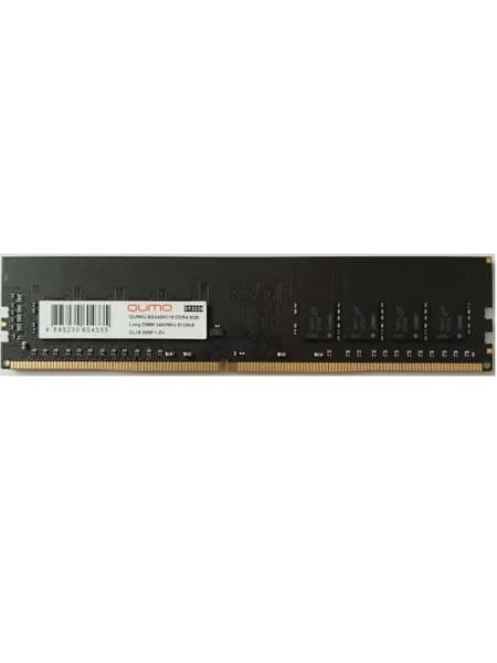 QUMO Оперативная память DDR4 QUMO QUM4U-8G2400C16 8Гб 2400MHz DDR4, 2400 МГц, 1 x 8 ГБ (QUM4U-8G2400C16)