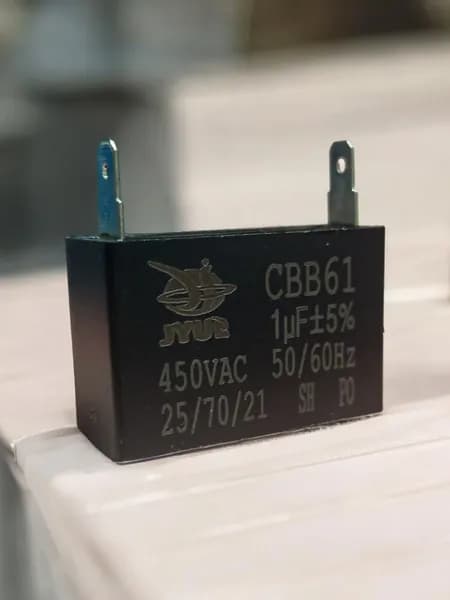 1 мкф 450В 5% 35*12*22 с клеммами CBB-61