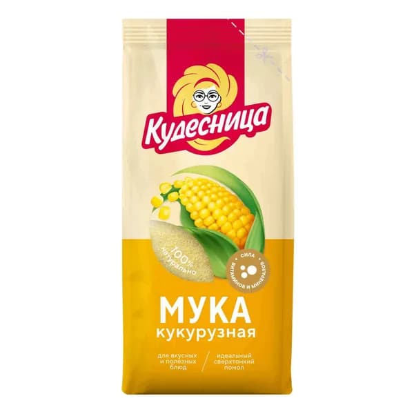 Мука Кудесница кукурузная 500 г 2шт