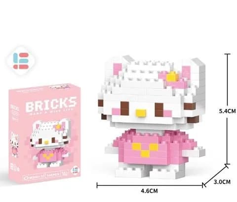 144pcs Hello Kitty Хелло Китти Стич кубики