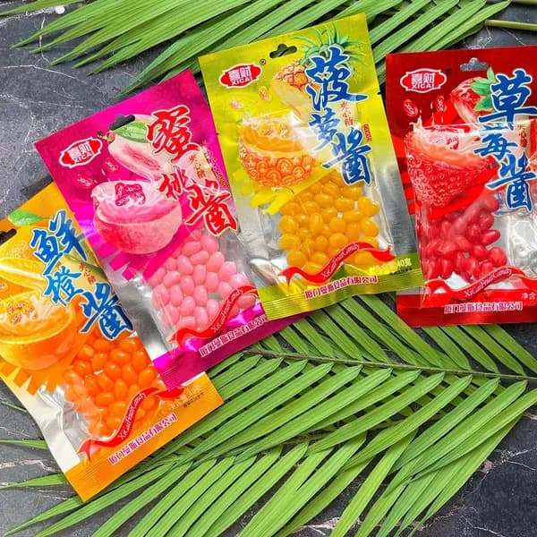 Мармелад жевательный БОБЫ XiCai Fruit Candy набор ассорти 4 вкуса