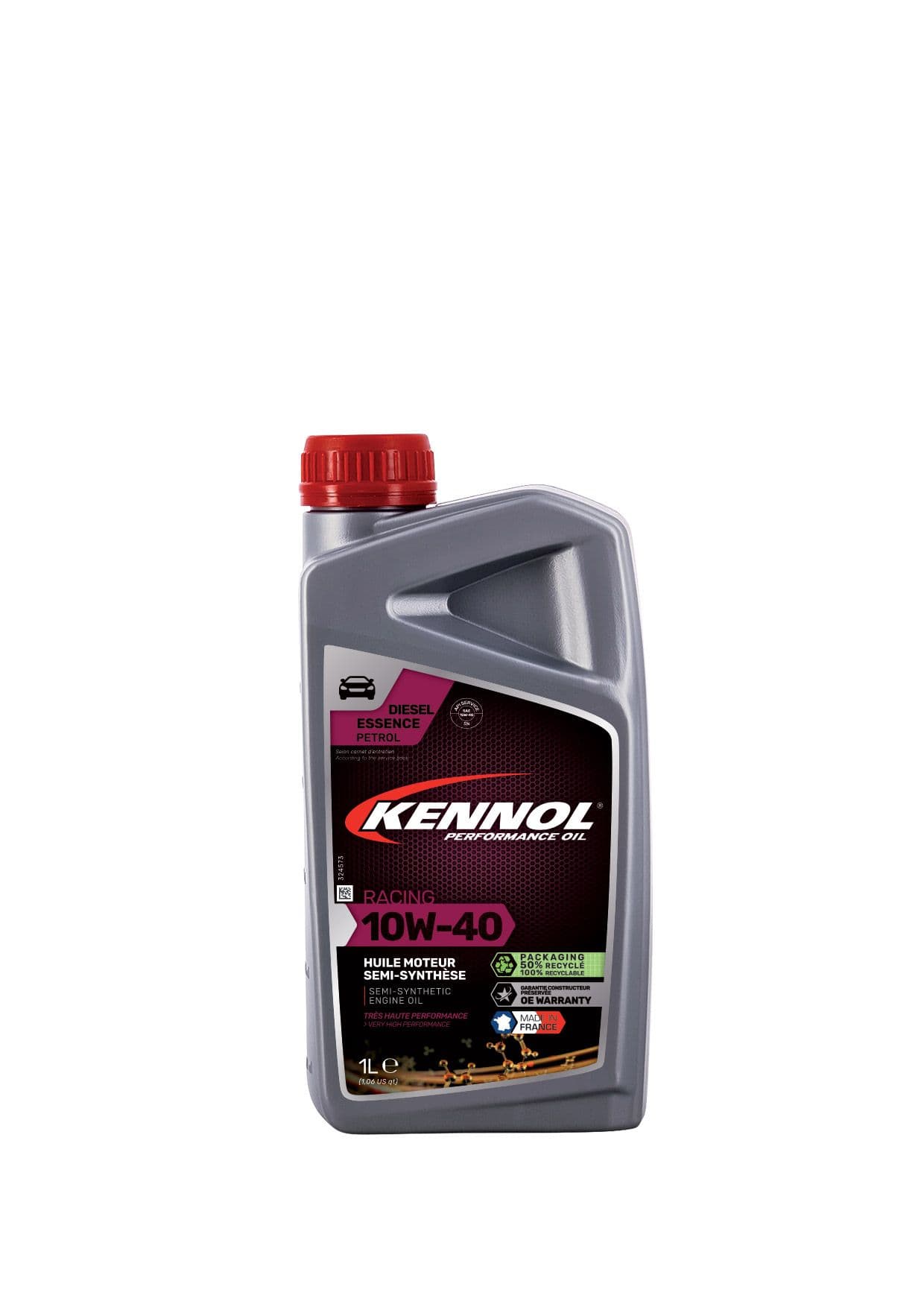 KENNOL 10W-40 Масло моторное, Полусинтетическое, 1 л